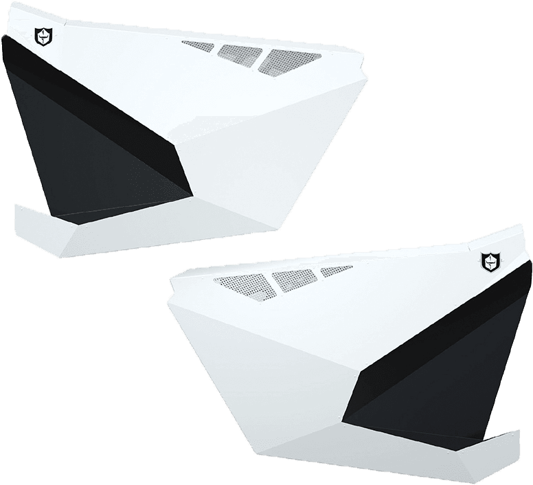 RZR PRO XP DOORS WHITE POL
