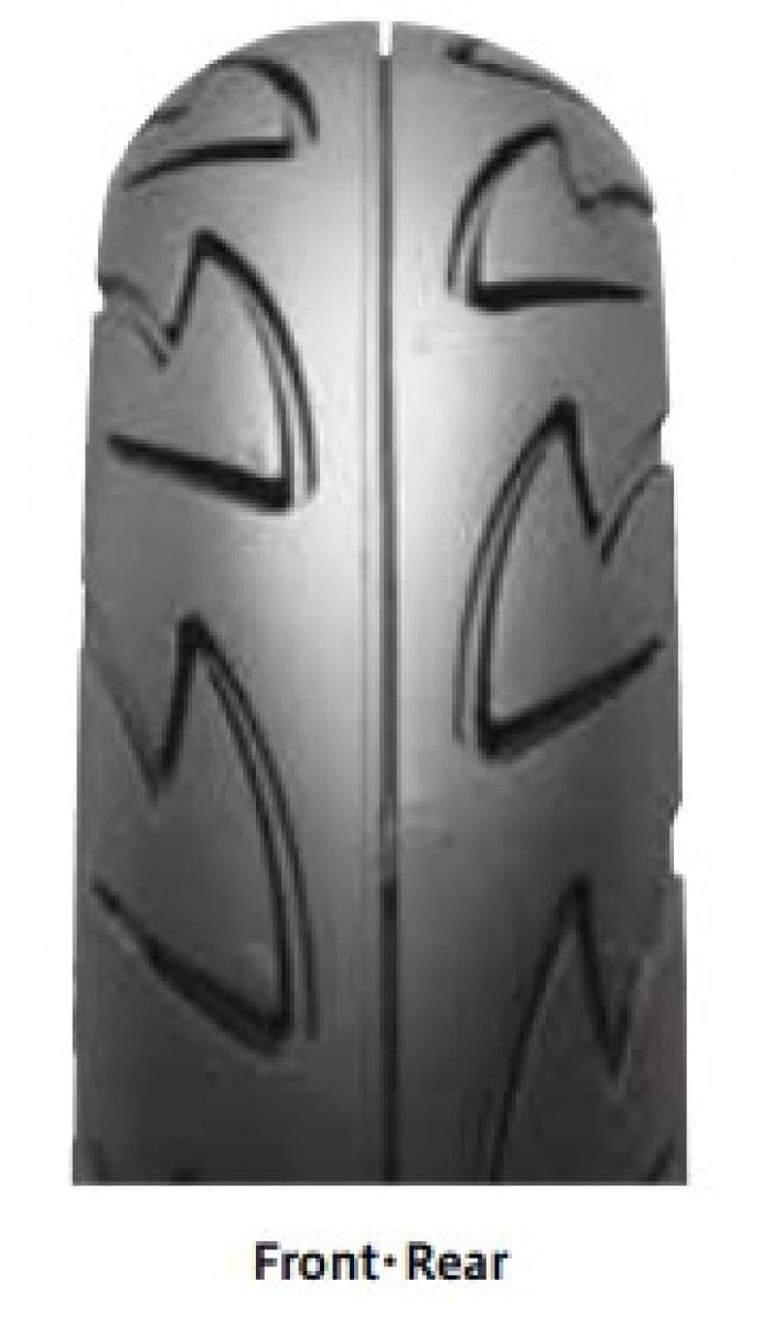 BRIDGESTONE - HOOP B01 80/90-10-(44J) TIRE