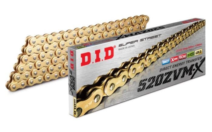 D.I.D X-RING CHAIN 520ZVM-X GOLD 150ZB