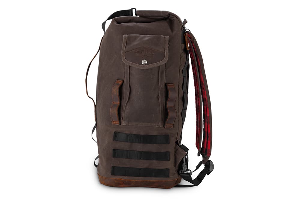 SISSY BAR BAG DARK OAK