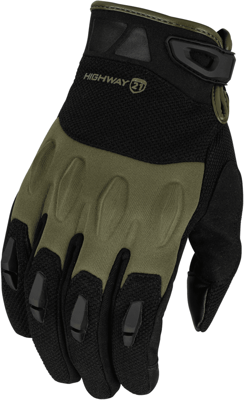 FURY GLOVES BLACK/OLIVE 2X