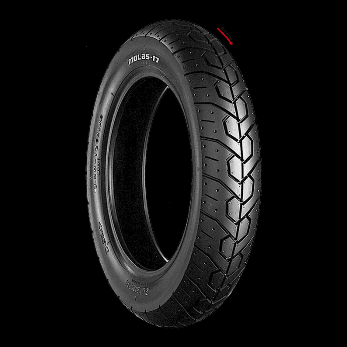 BRIDGESTONE - ML17A 110/100-12-(67J) TIRE
