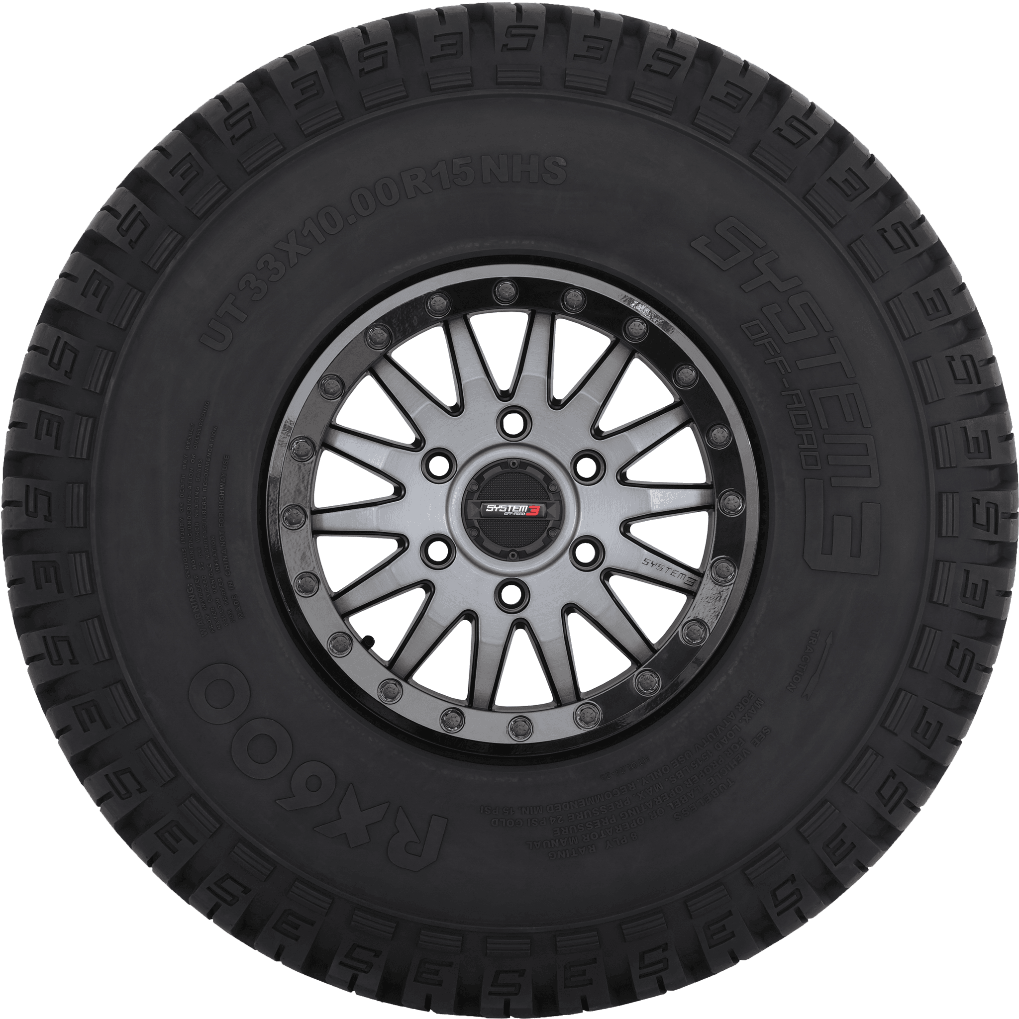System 3 Tire RX600 33X10R-15, image 3 of 5