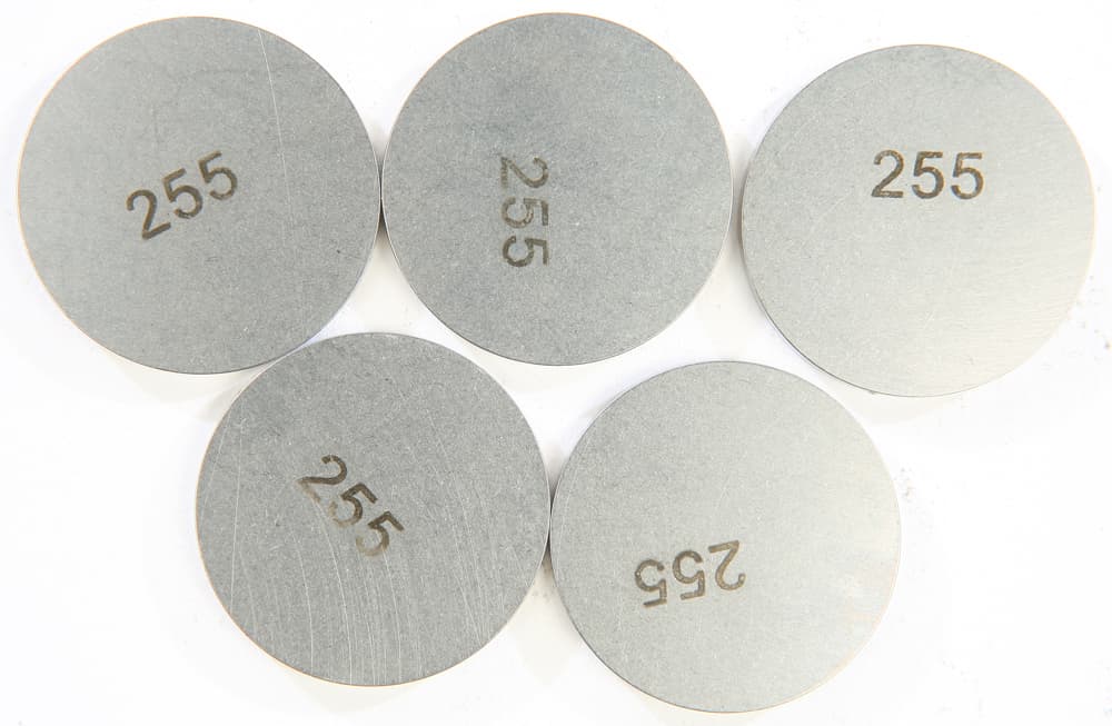 VALVE SHIMS 2.55MMX29.5MM 5/PK