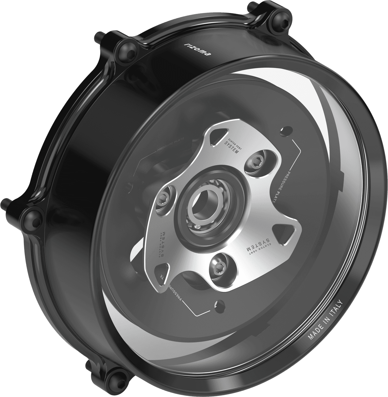 CLUTCH COVER SILVER DUC V4