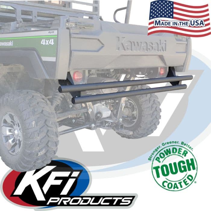 KFI Rear Bumper Black Kawasaki, image 2 of 2