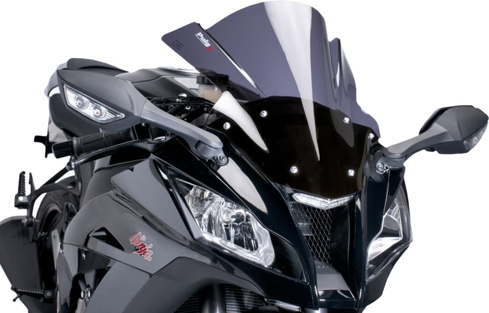 Puig Windscreen Racing Smoke