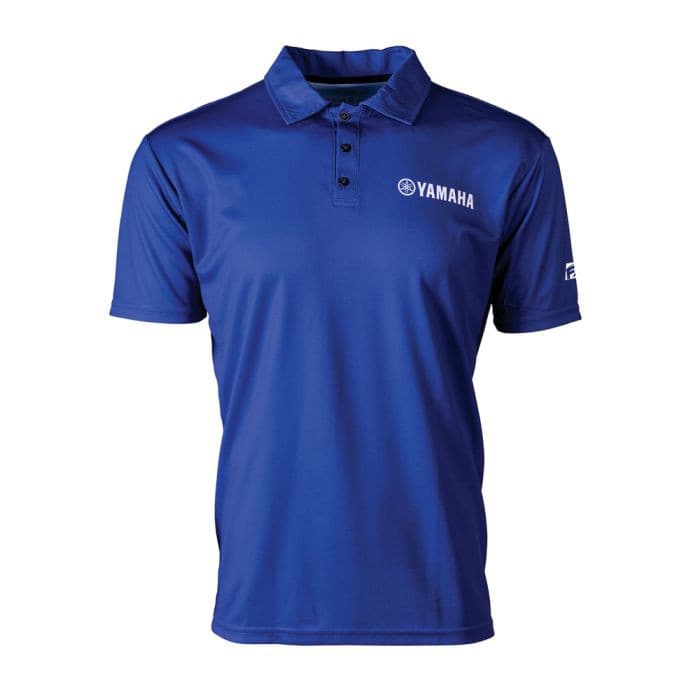 FACTORY EFFEX YAMAHA POLO SHIRT - BLUE L
