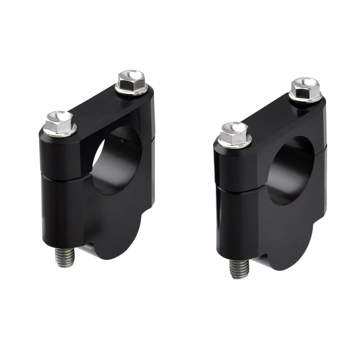 7/8" HANDLEBAR RISERS 30MM BLACK