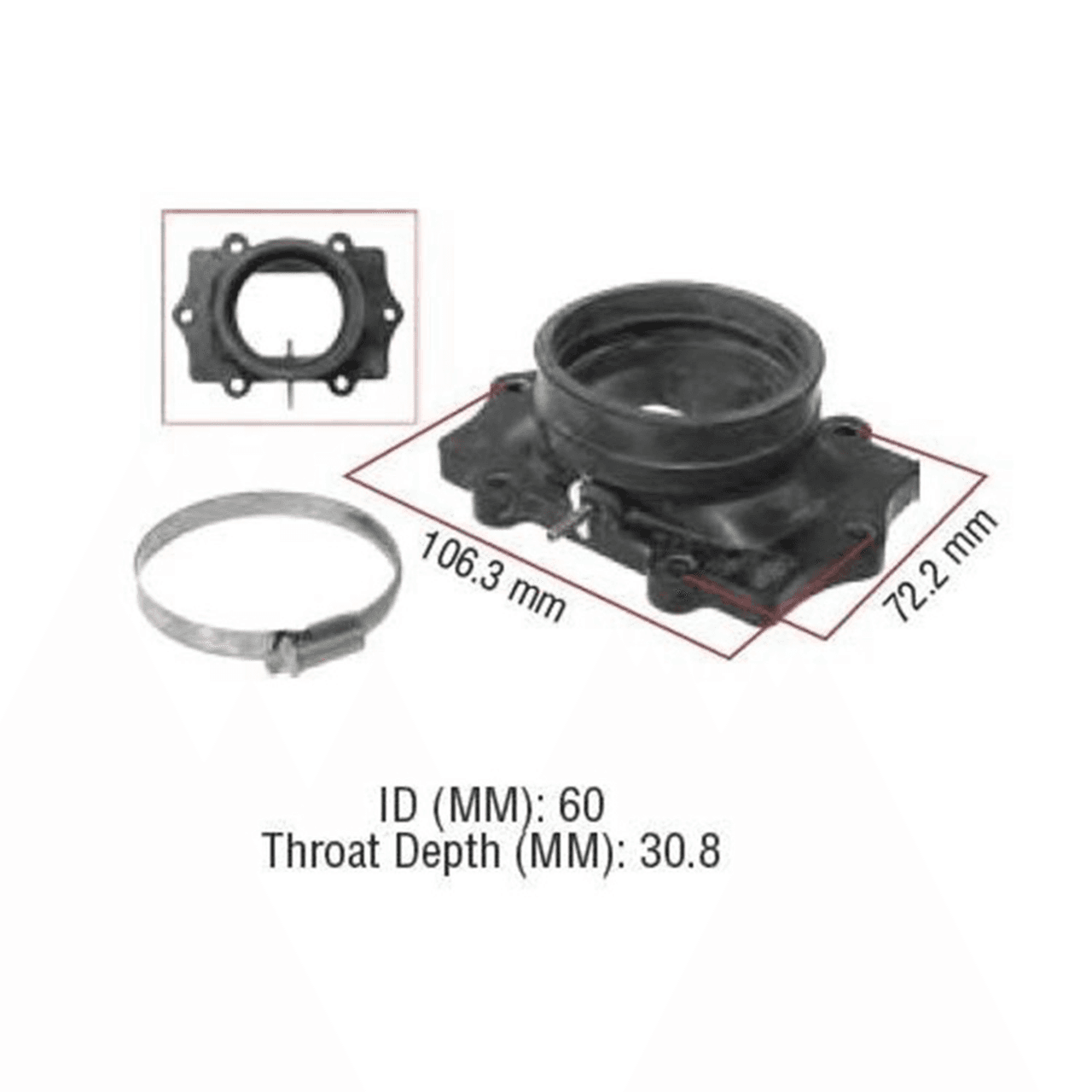 SPI CARBURETOR FLANGE