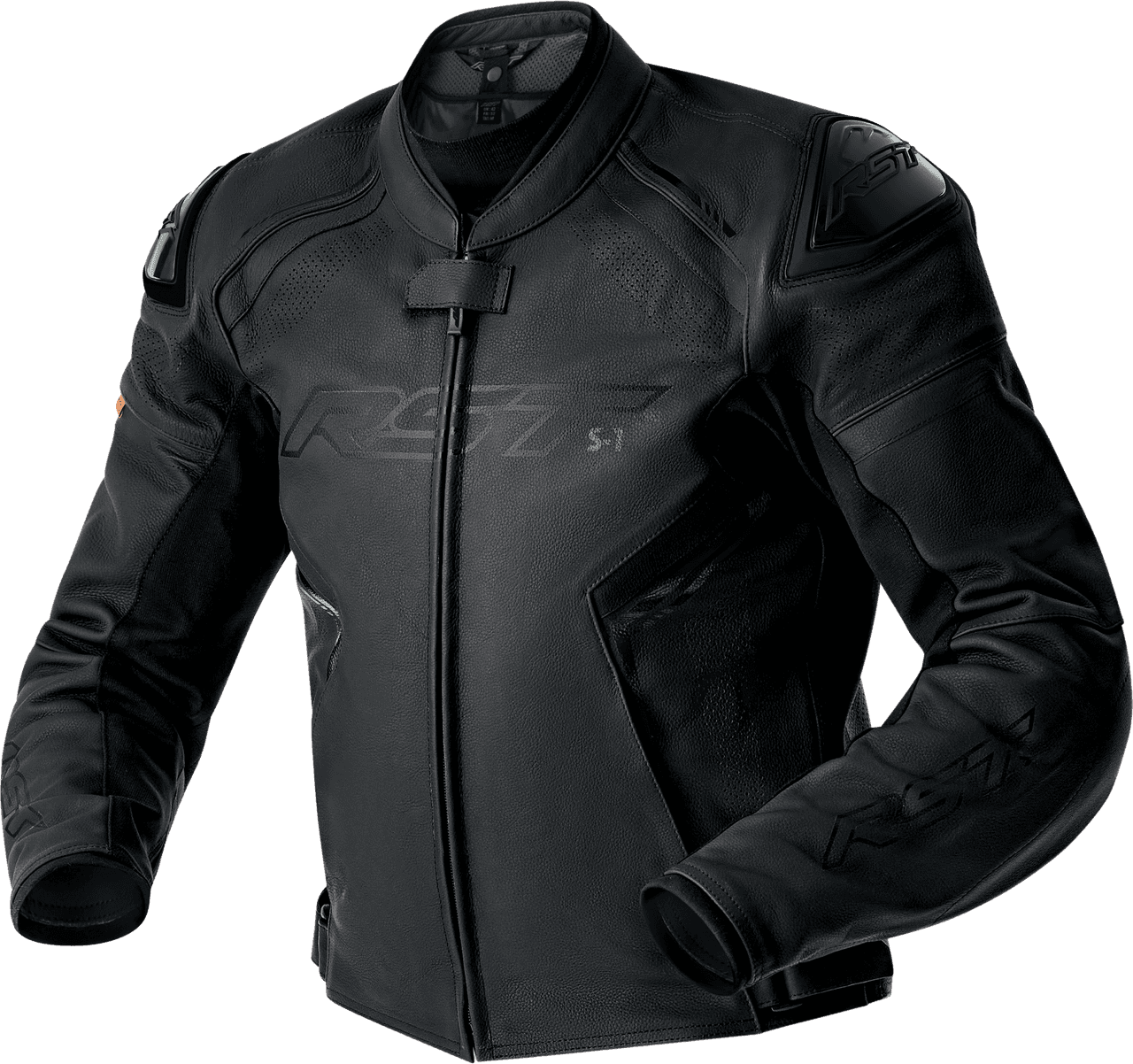 S1 D3O LEATHER JACKET BLACK SM