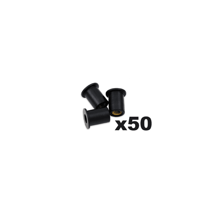 M5 WINDSCREEN WELL NUTS 50/PK