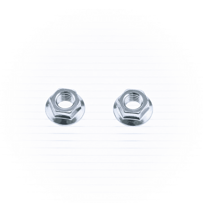 HEX FLANGE NUT M8 10/PK