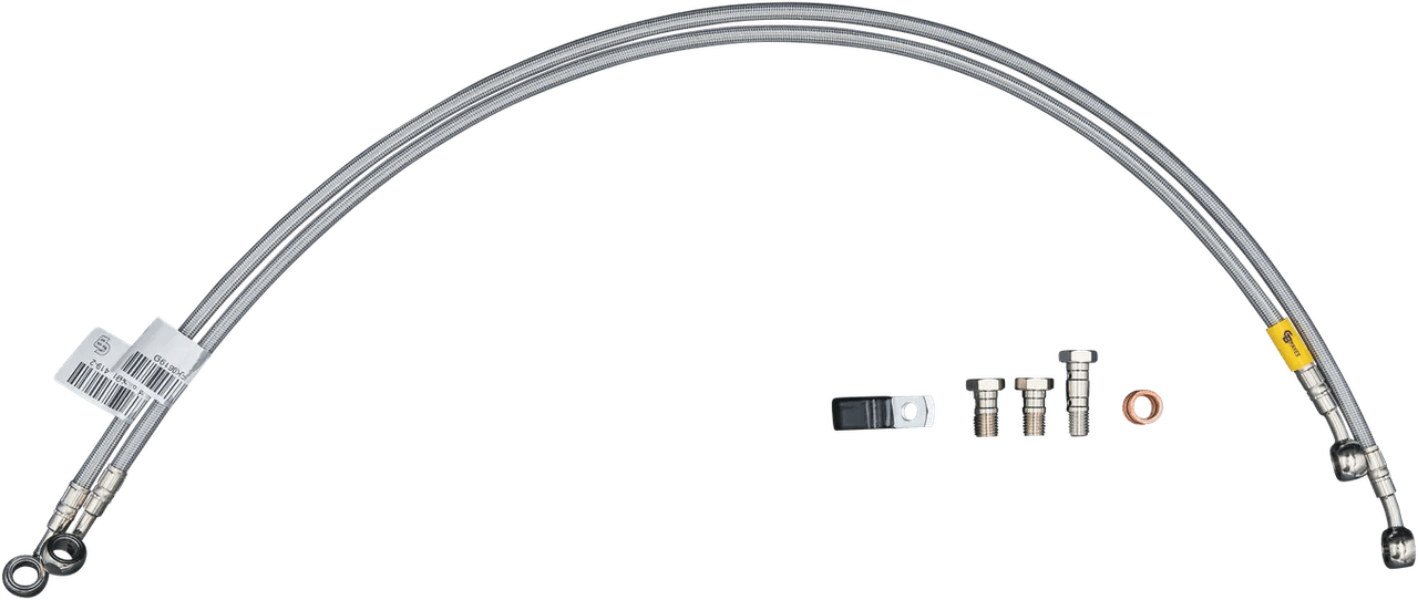2 LINE FRONT BRAKELINE KIT