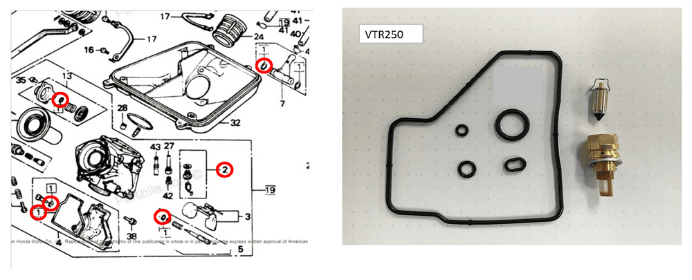 CARB REPAIR KIT (EA)