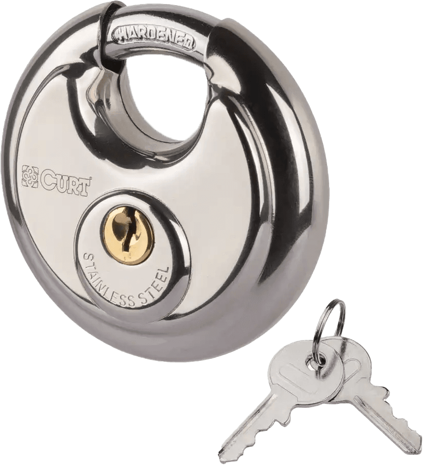 Curt Round Steel Padlock