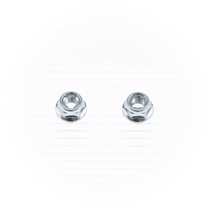 FUJI-LOCK FLANGE NUT M6 10/PK
