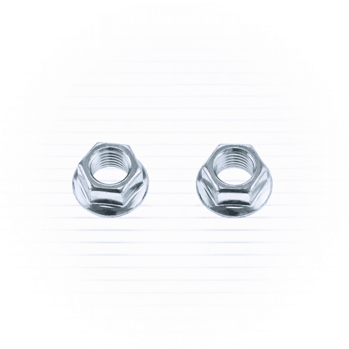 HEX FLANGE NUT M10 10/PK