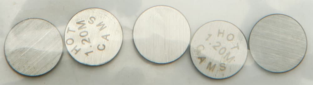 VALVE SHIMS 9.48X1.20MM 5/PK