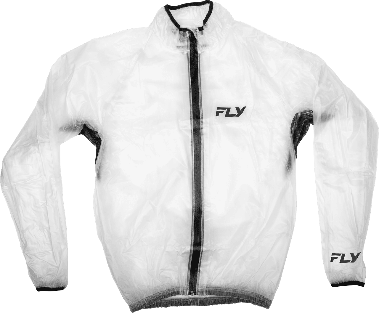 FLY RAIN JACKET CLEAR LG