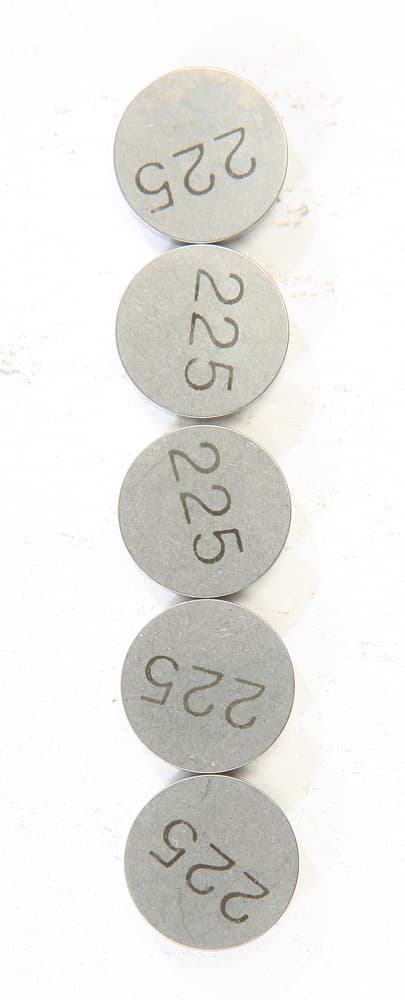 VALVE SHIMS 2.25MMX13MM 5/PK