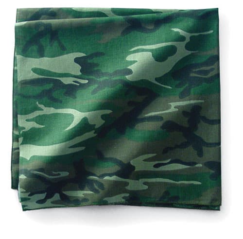 Zan Bandanna Woodland Camo