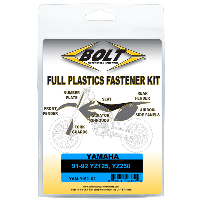BODY WORK FASTENER KIT - YAM