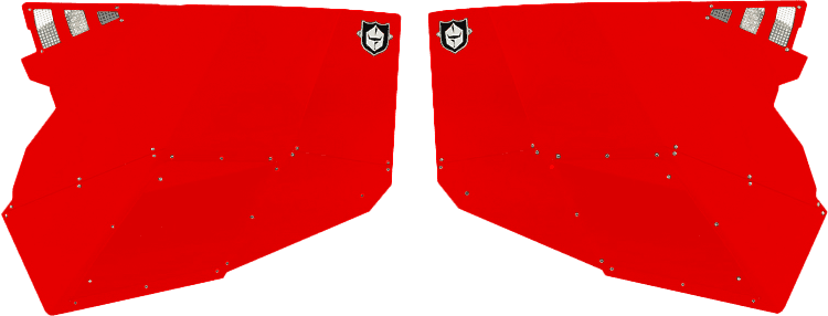 STEALTH DOOR SKINS RED POL