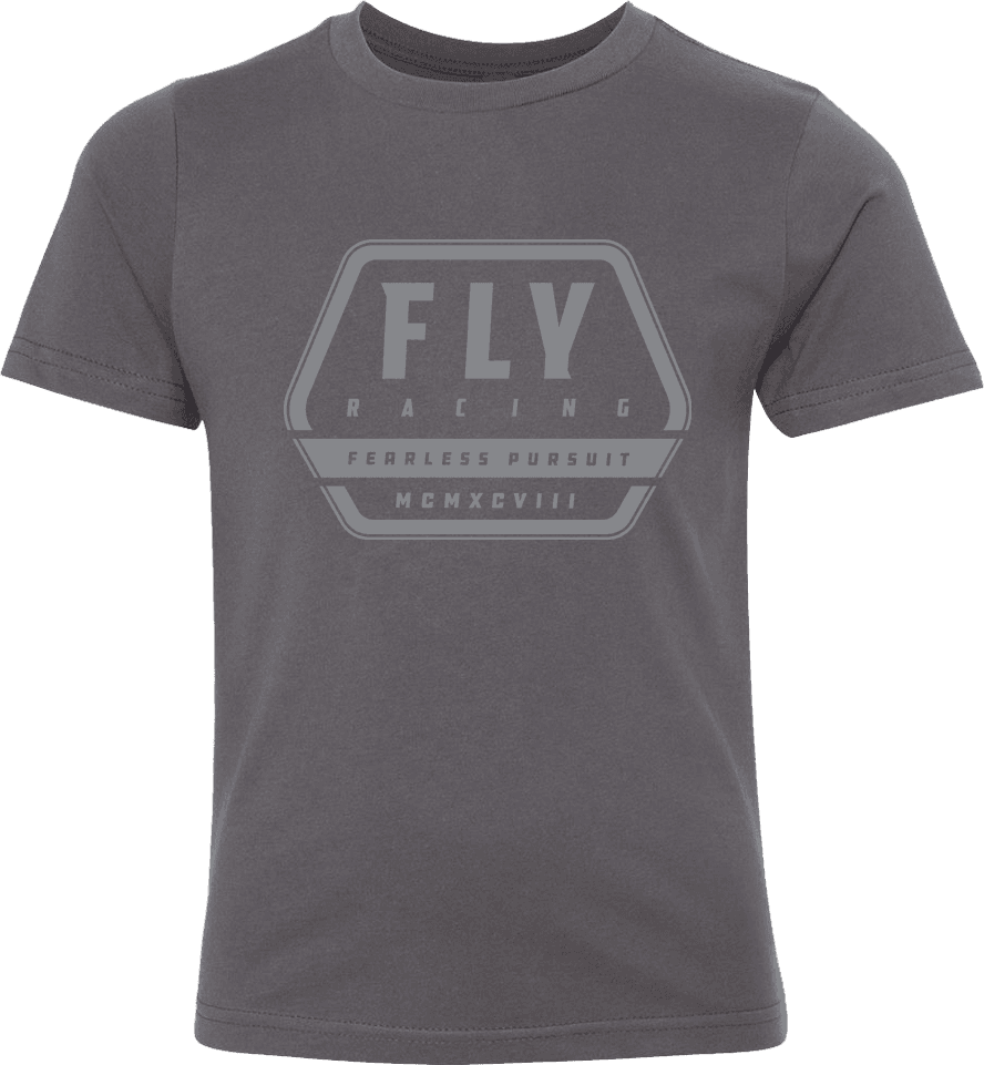 YOUTH FLY TRACK TEE GREY YM