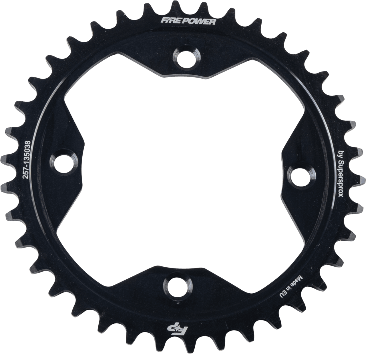 REAR SPROCKET STEEL 38T BLK