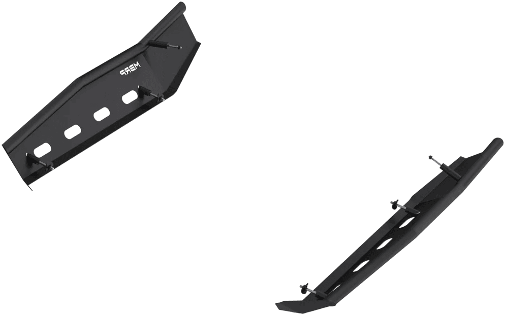 ROCK SLIDER KIT STEEL BLK CAN