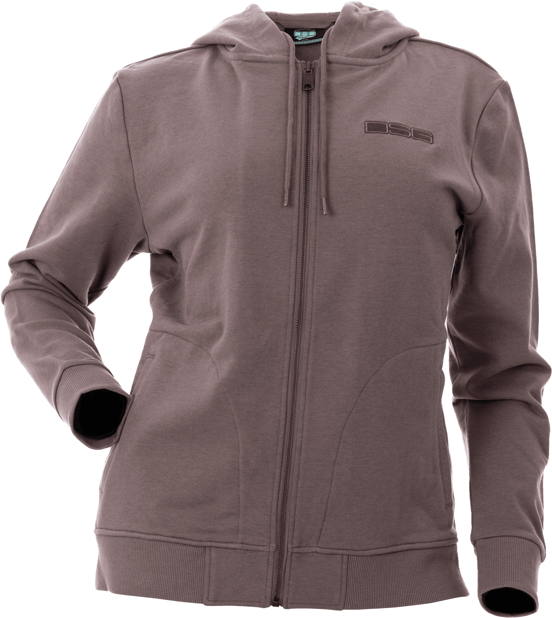 NEVE ZIP UP HOODIE SMOKY MAUVE 3X