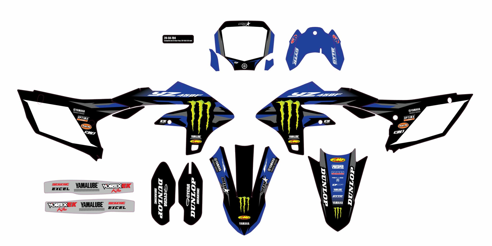 COMPLETE GRAPHIC KIT YAMAHA