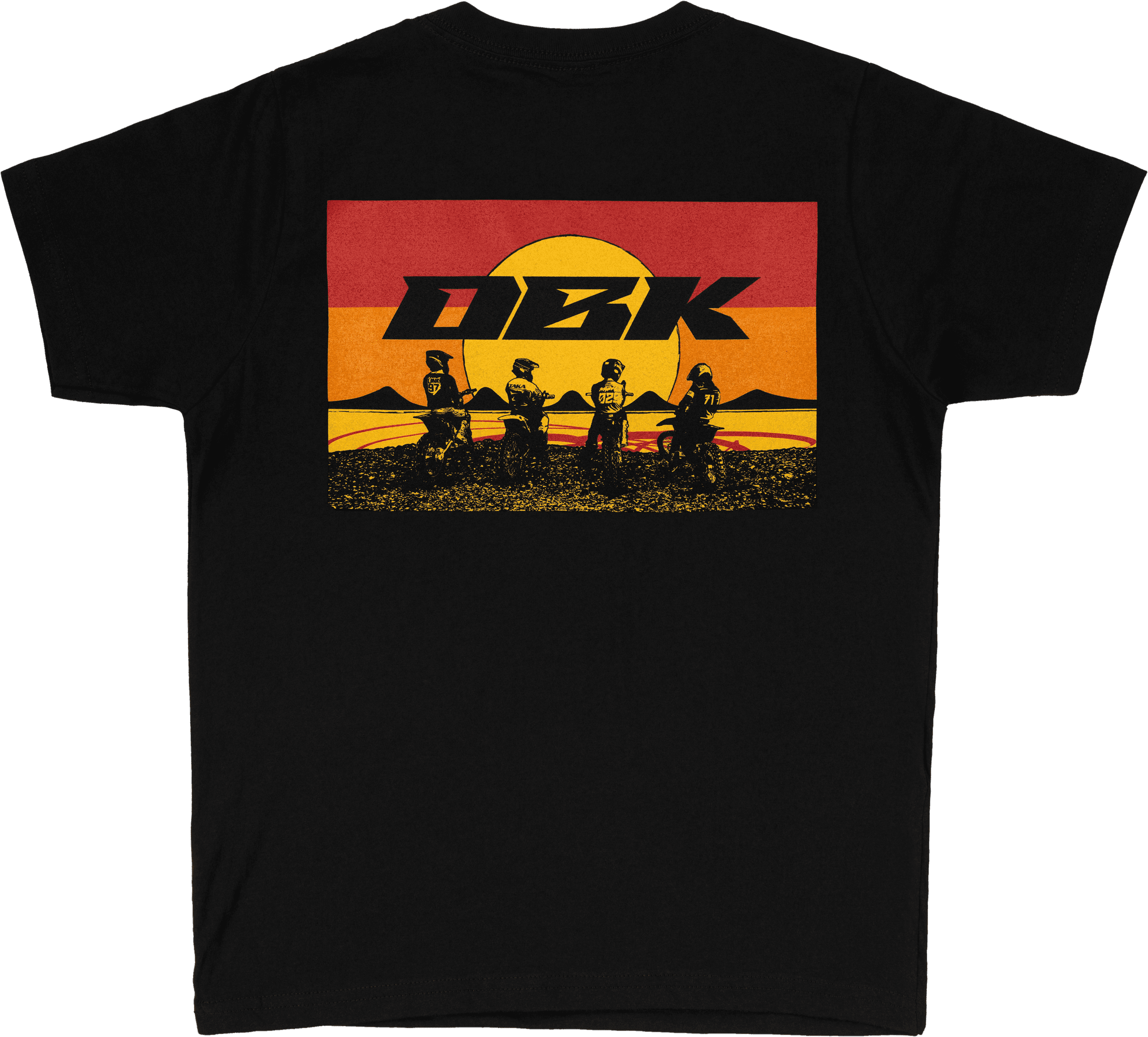 SUNDAY STRIPE YOUTH TEE BLACK YM