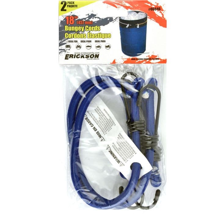 BUNGEE CORDS 18" 2 PACK