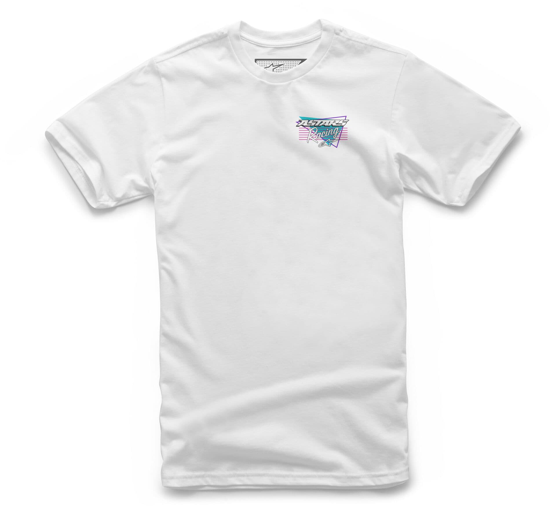 RACING TRI TEE WHITE LG