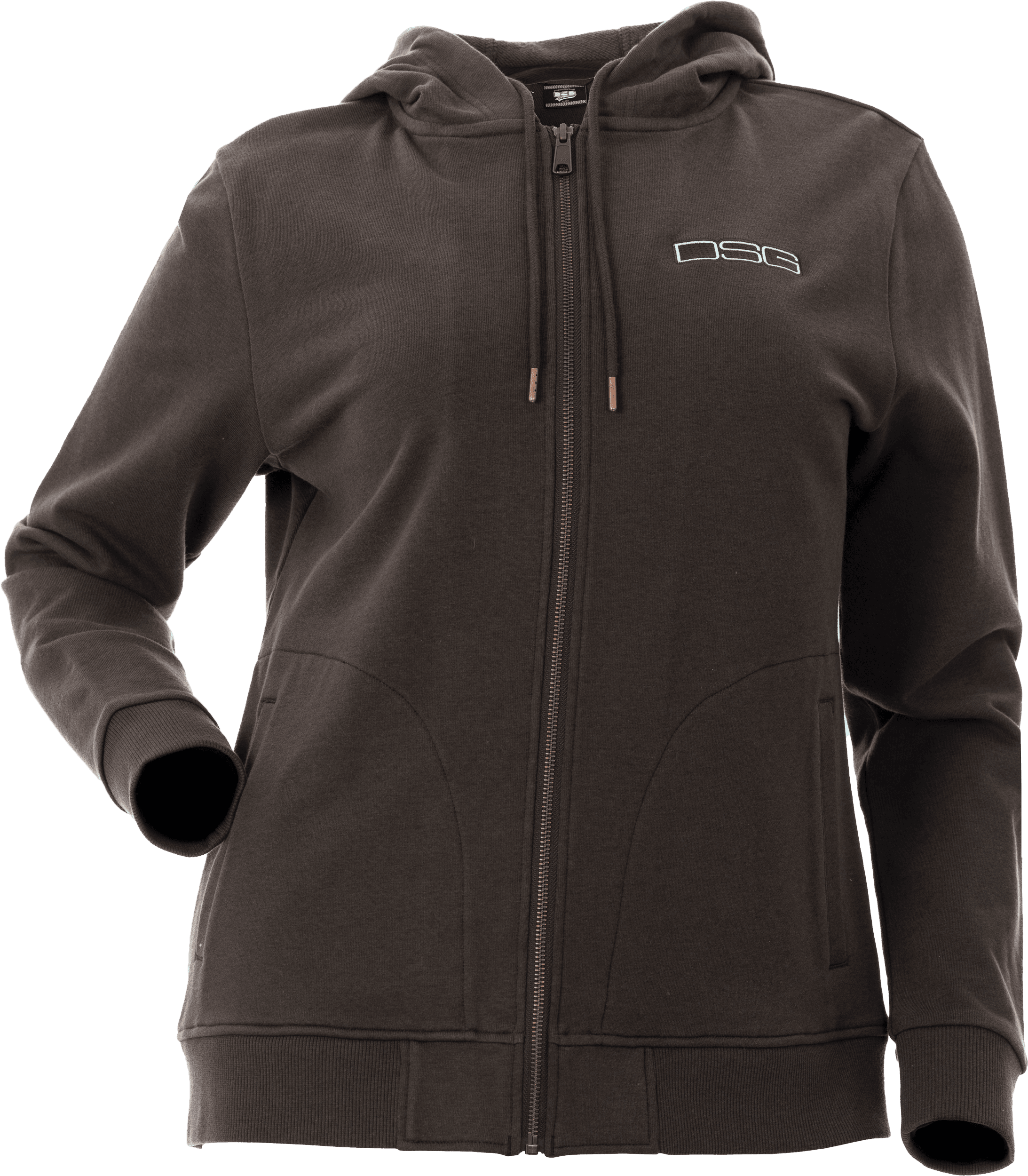 NEVE ZIP UP HOODIE CHARCOAL XS