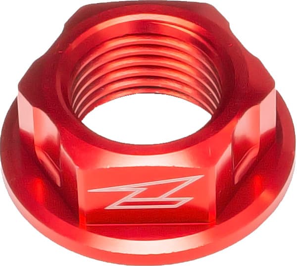 AXLE NUT M16X22-P1.5 H11 RED