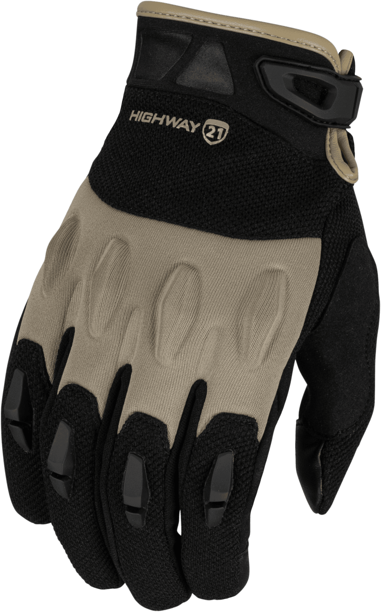 FURY GLOVES BLACK/SAND 2X