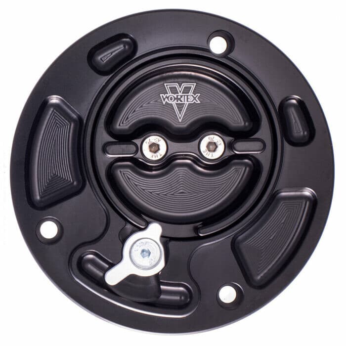 Vortex Gas Cap V3 Black Kawasaki