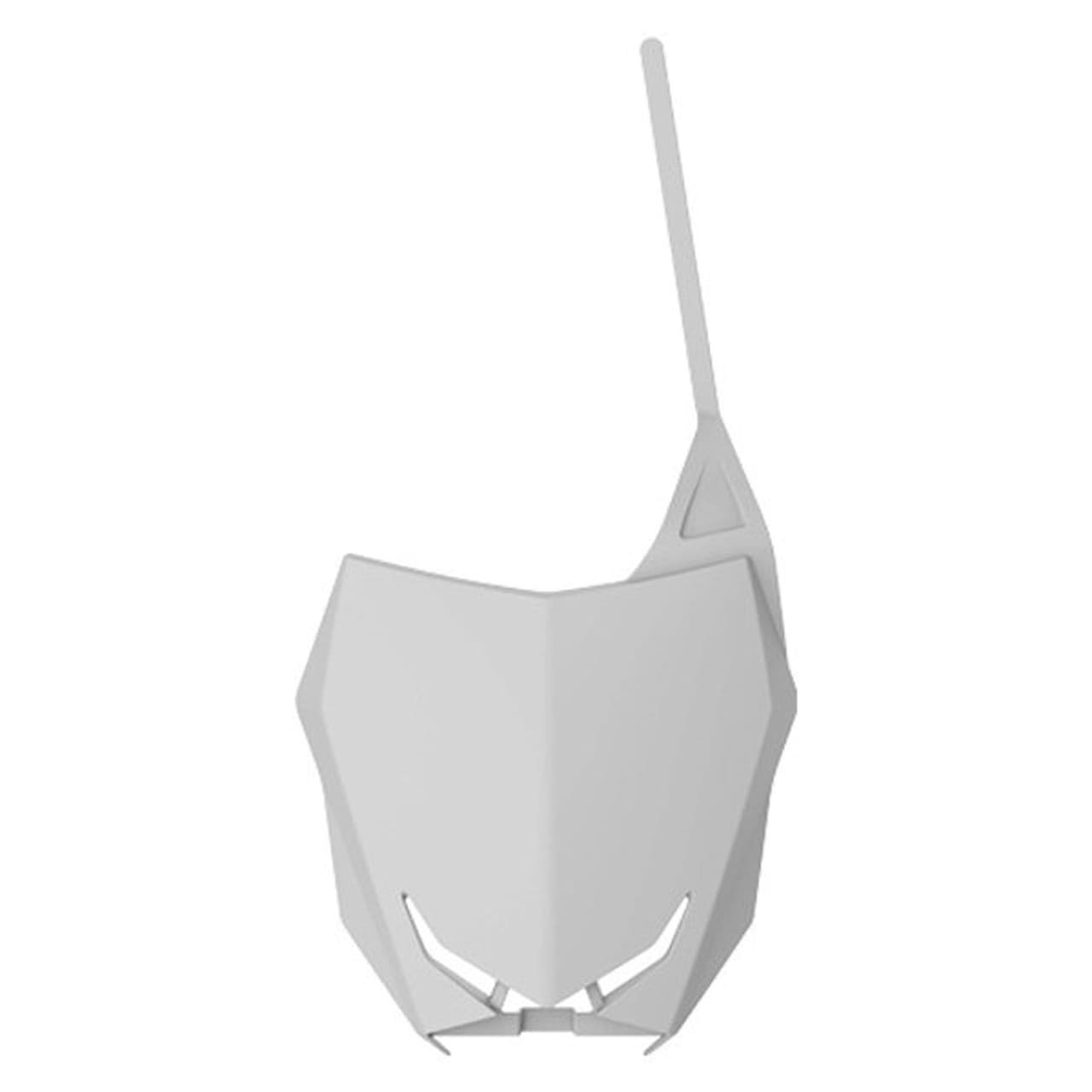 FRONT NUMBER PLATE WHITE