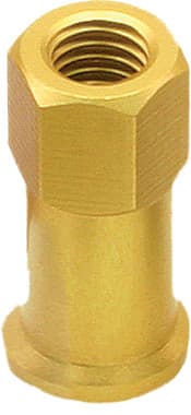 Drc Rim Lock Nuts Gold 2/Pack
