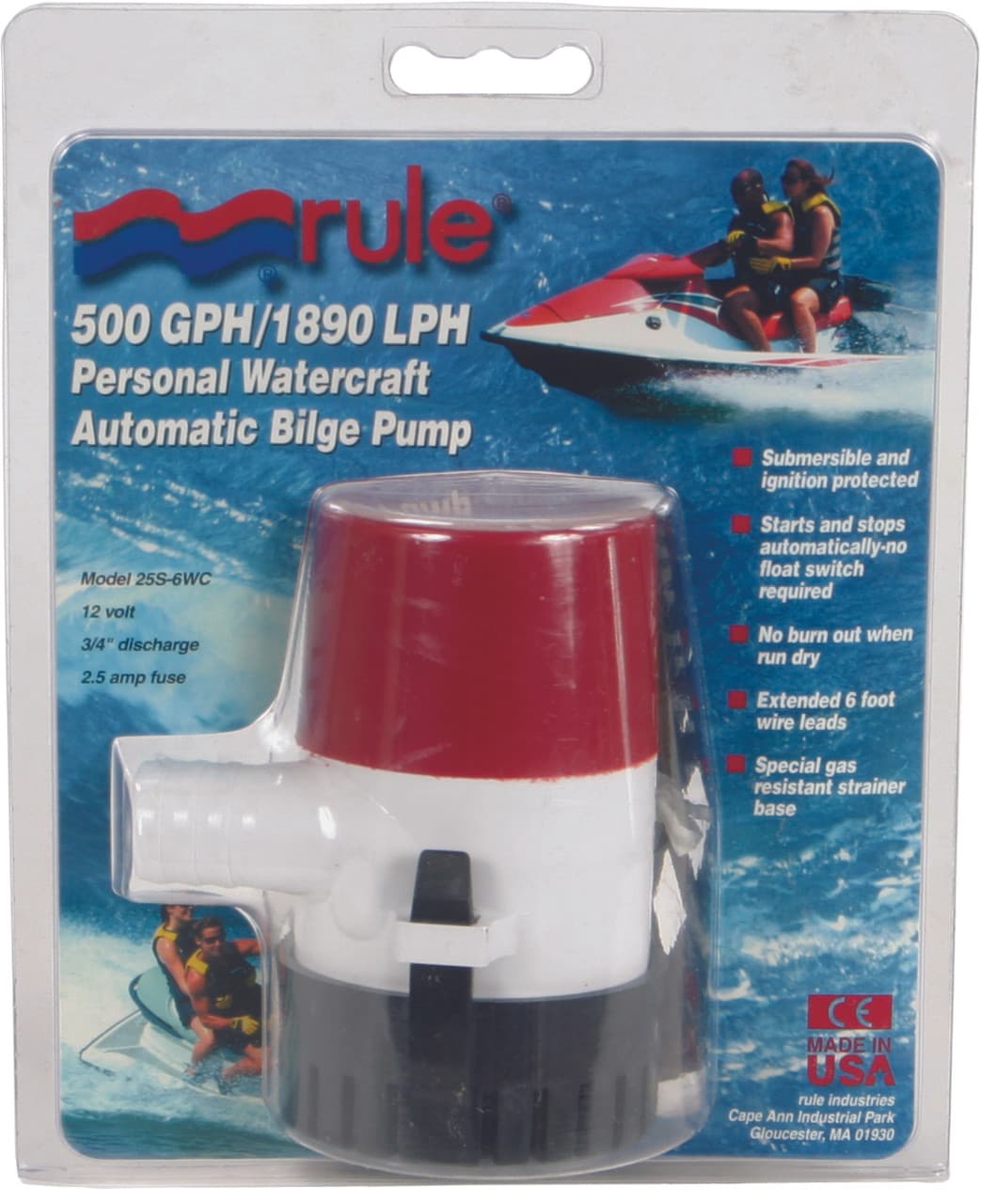 AUTOMATIC BILGE PUMP 500 GPH