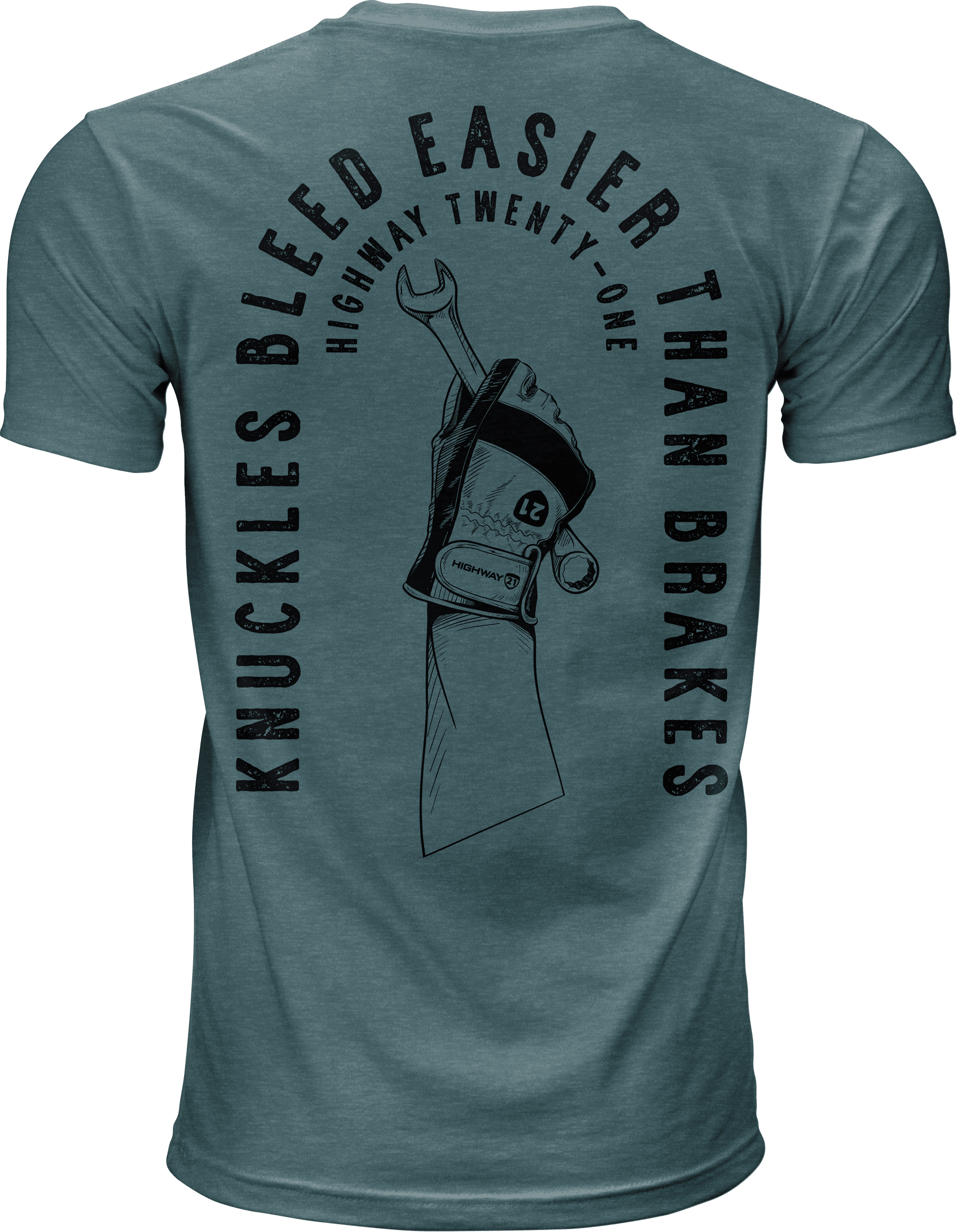 KNUCKLES TEE INDIGO SM