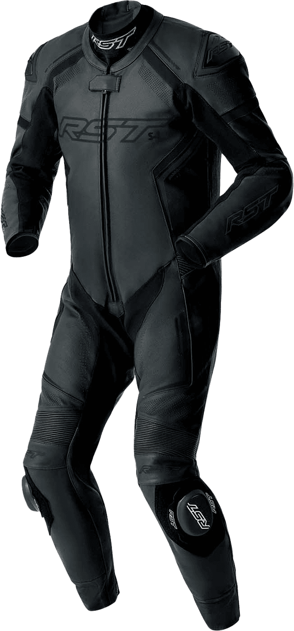 S1 D3O SUIT BLACK LEATHER 4X