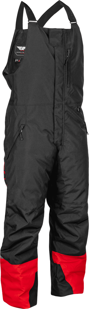 OUTPOST BIB BLACK/RED SM