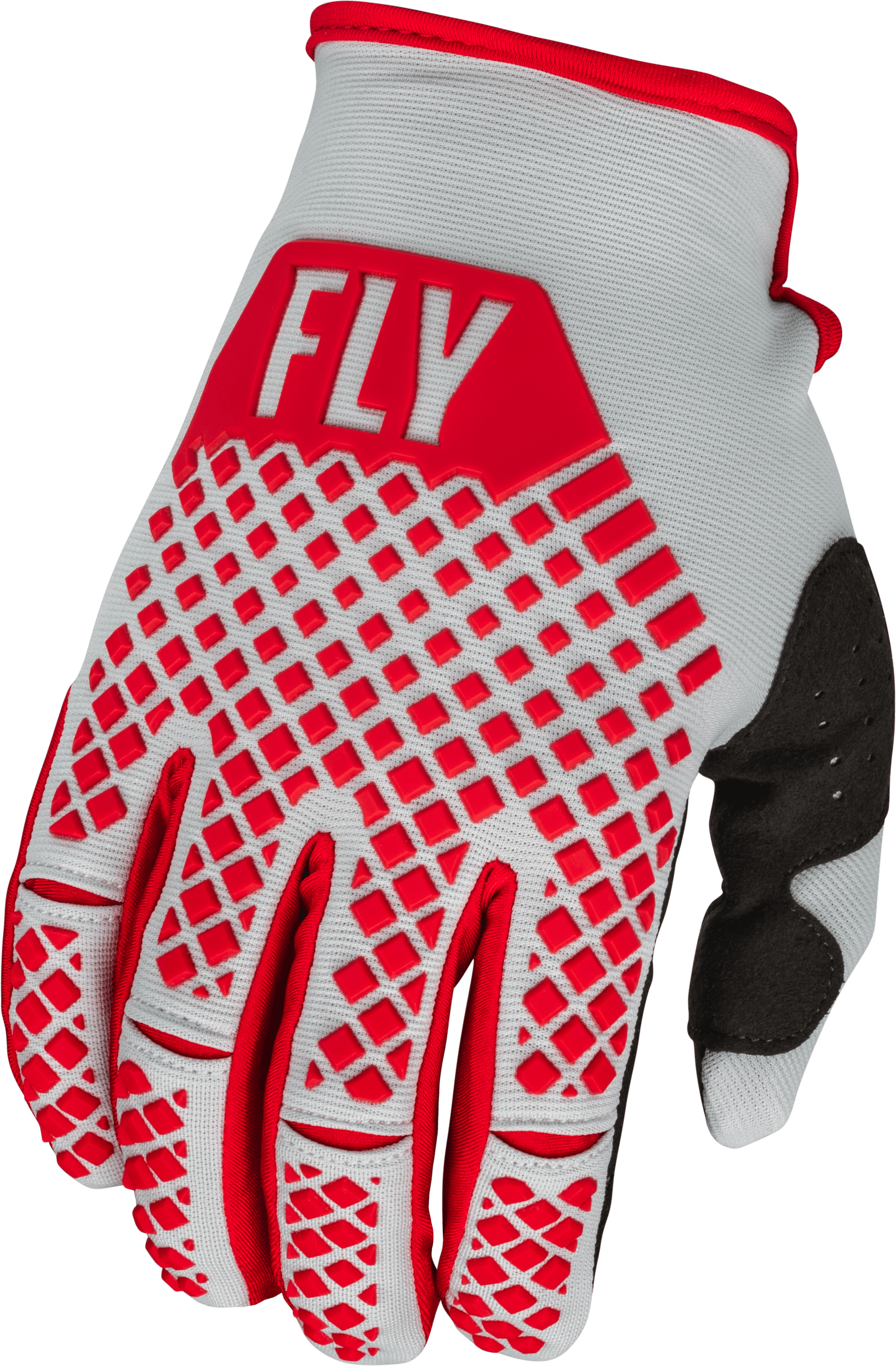 KINETIC GLOVES RED/GREY LG