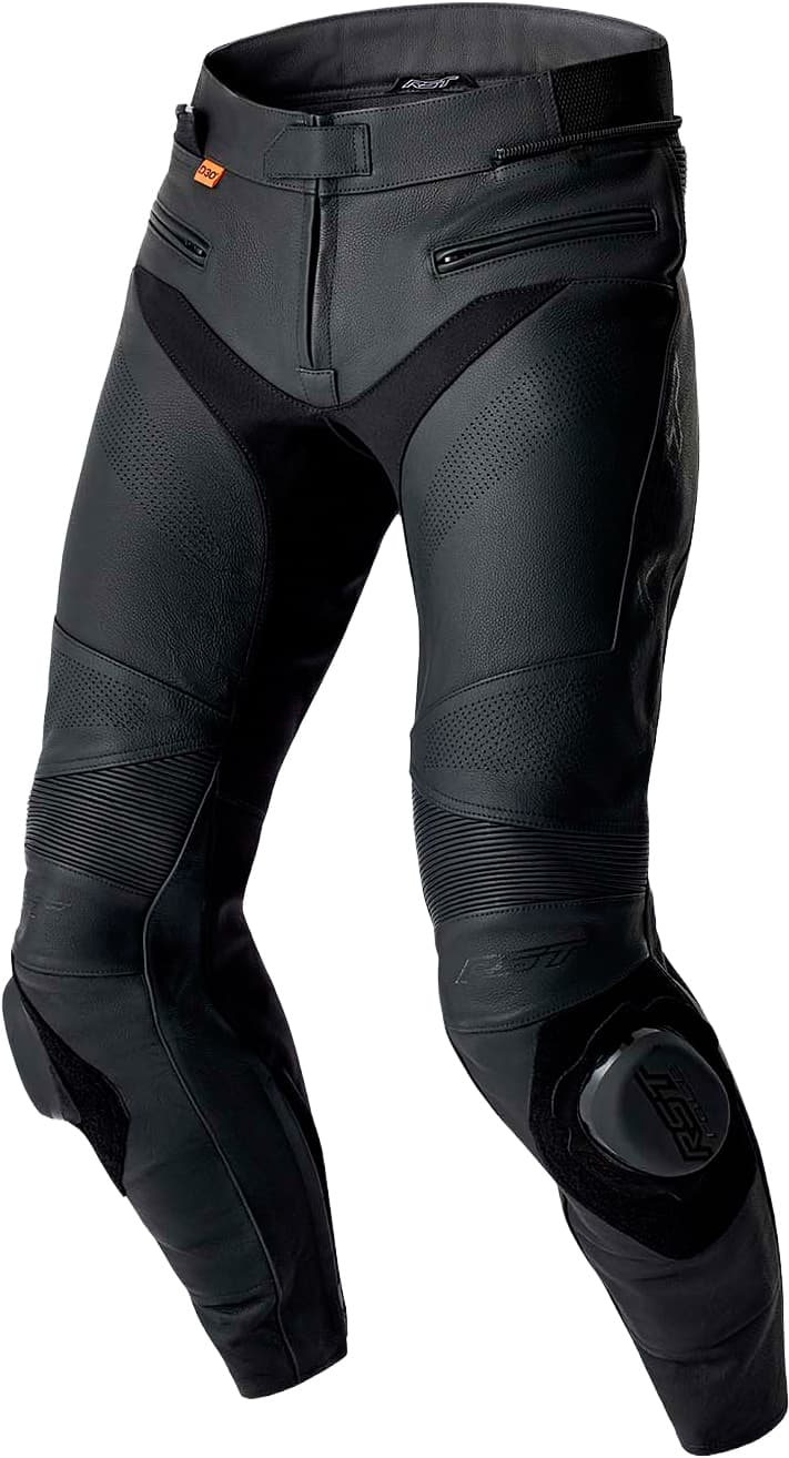 S1 D3O LEATHER PANTS BLACK XL