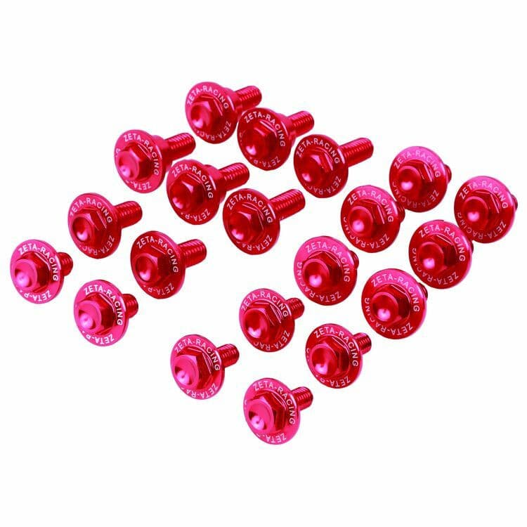 ALUMINUM BOLT KIT RED