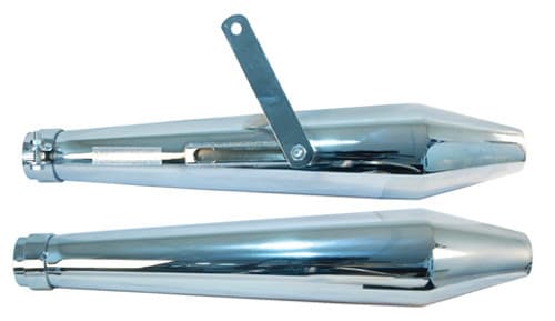 EMGO MUFFLER CAFE CHROME